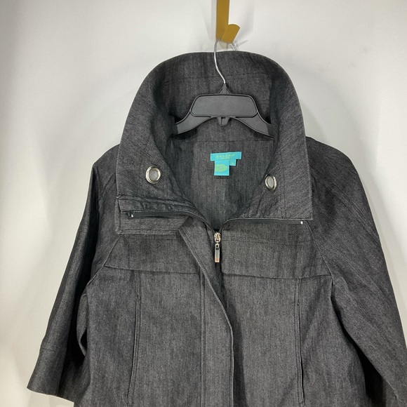 Sandro Sportswear Jacket, Black, Zip Up, Size Small - Picture 11 of 16